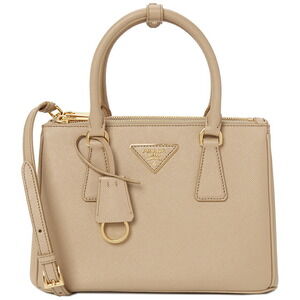 Prada Galleria bag handbag Saffiano leather Tan Beige